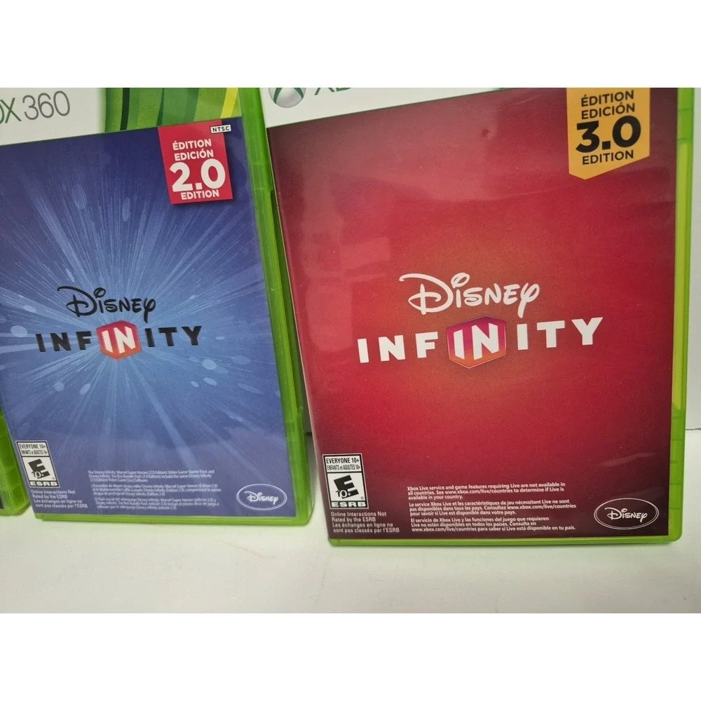 Lot Of 3 X Box 360 DVDs 1,2 &,3, Disney Infinity Gaming Fun